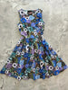 Peacock Floral Vintage Dress by Retrolicious