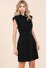 Cargo Pocket Half Button Mini Dress For Women – Casual Mini Dress, Buttoned Dress, Pocketed Dress, Versatile Dress, Trendy Mini Dress by Stevvex