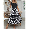 Floral Scoop-Neck Maxi Dress by FitiqueFit
