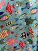 Colorful Fish Skater Skirt by Retrolicious