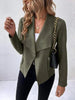 Classic Minimalist Collared Long Sleeve Jacket for Women – Minimalist & Lightweight Everyday Outerwear by Stevvex