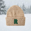 Loose Big-Head Woolen Cap with Letter Design — Oversize Winter Wool Hat by FitiqueFit