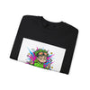 Crash Out With a Smile Sweatshirt | neon graffiti, meltdown streetwear by Tristan’s Treehouse