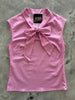 Pink Dot Bow Top by Retrolicious