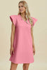 Double Take Full Size Ruffled V-Neck Cap Sleeve Dress – Ruffled V-Neck Dress, Cap Sleeve Dress, Elegant Ruffled Dress, Flattering V-Neck Dress, Stylish Full-Size Dress, Comfortable Ruffle Dress, Chic Cap Sleeve Dress by Stevvex