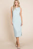 Ribbed Knit Sleeveless Midi Dress For Women – Simple, Casual, Elegant, Versatile and Chic Midi Dress with Ribbed Texture for Every Occasion by Stevvex