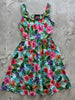 Tropical Fit & Flare Dress by Retrolicious