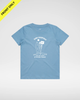 SURFS UP GIRL TEE - CLOUD BLUE (FRONT ONLY) by LITTLE RAD THINGS