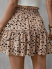 Frill Tied Printed Mini Skirt
