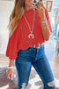 Ribbed Knit Off-Shoulder Blouse by Wild and Free Boutique