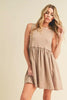 Round Neck Mini Tank Dress For Women–Comfortable, Versatile & Perfect for Casual or Dressy Occasions by Stevvex