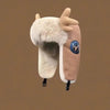 Women's Winter Plush Thickened Warm Deer Antler Hat by My Store