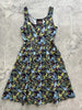 Birds Fit & Flare Dress by Retrolicious