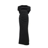 Elegant Slim-fit Bow Off-shoulder Dress For Women