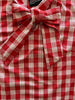 Red Plaid Bow Top by Retrolicious