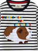 Children's Guinea Pig Explorer Striped Long Sleeve T-Shirt by Simply Love