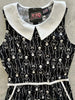 Skeleton Collared Dress - 1X only, 1 left! by Retrolicious