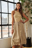 Drawstring Sleeveless Washed Dress For Women – Casual, Stylish, Comfortable, Versatile, Effortlessly Chic Dress for Everyday Wear by Stevvex