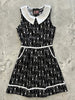 Skeleton Collared Dress - 1X only, 1 left! by Retrolicious