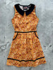 Candy Corn Collared Dress by Retrolicious