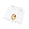 Cheeky Rodent Kitty Charm Hoodie | Rodent-Core, quirky animal design by Tristan’s Treehouse