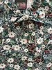 Winter Floral Bow Top by Retrolicious