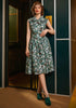 Winter Floral Doris Skirt by Retrolicious