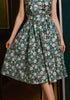 Winter Floral Doris Skirt by Retrolicious