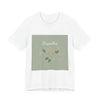 Breathe Leaf Line Tee | nature vibes, calming minimal by Tristan’s Treehouse