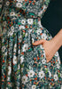 Winter Floral Doris Skirt by Retrolicious