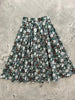 Winter Floral Doris Skirt by Retrolicious