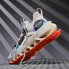 Hollow Blade Shock Absorption Sports Shoes Summer Breathable Flying Woven Casual Shoes by My Store