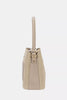 David Jones Leather Trim Shoulder Bag Classic Style