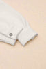 Cloudy Blue Snap-Front Collared Jacket with Pockets Lightweight and Versatile Jacket by Stevvex