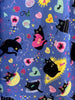 Purple Cat Doris Skirt - XS only, 1 left! by Retrolicious