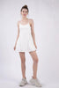 Mesh Detail Tennis Mini Active Dress with Shorts Inside – Mesh Active Dress, Tennis Mini Dress, Sporty Mesh Dress, Breathable Activewear, Comfortable Tennis Dress, Sporty Dress with Shorts, Chic Active Dress by Stevvex