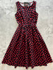 Hearts Midi Dress by Retrolicious