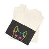 Neon Dog Face Tee — "Woof" Graphic T-Shirt by Tristan’s Treehouse
