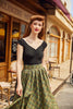 Green Plaid Doris Skirt by Retrolicious