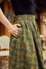 Green Plaid Doris Skirt by Retrolicious