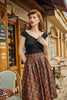 Red Plaid Doris Skirt by Retrolicious