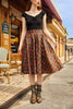 Red Plaid Doris Skirt by Retrolicious