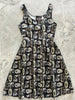 Dapper Dogs Fit & Flare Dress - Small only, 1 left! by Retrolicious