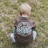 TIL DEATH DO WE RIDE TEE - BROWN by LITTLE RAD THINGS
