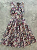 Floral Midi Dress by Retrolicious