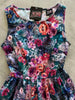 Moody Floral Vintage Dress by Retrolicious