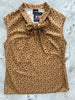 Paw Print Bow Top by Retrolicious