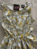 Mustard Floral Midi Dress by Retrolicious