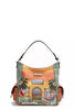 Nicole Lee Sun And Sand Hobo Handbag Pebbled Vegan Leather