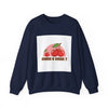 Retro Cherry Graphic Sweatshirt | kawaii fruit design by Tristan’s Treehouse